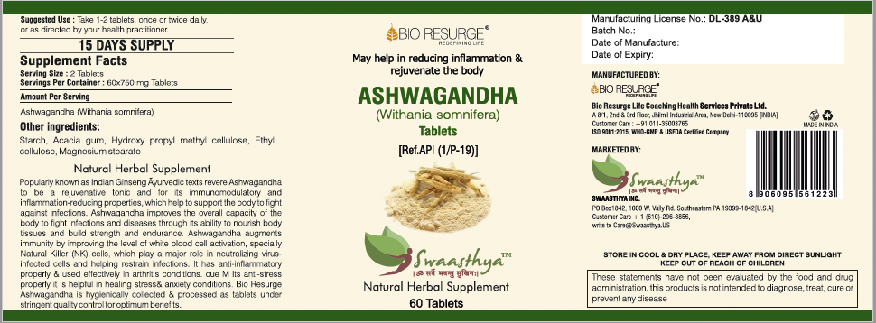 Swaasthya™ Ashwagandha Tablet