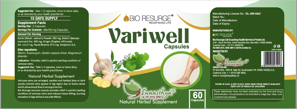 Swaasthya™ Variwell capsules