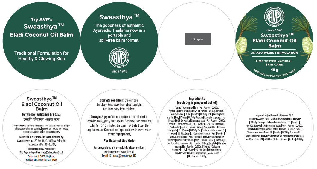 Swaasthya™ Eladi Coconut Oil Balm