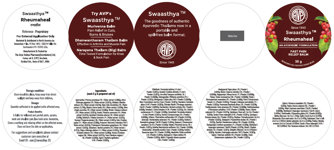 Swaasthya™ Rheumaheal Balm