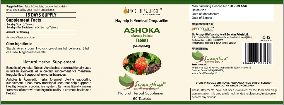Swaasthya™ Ashoka Tablet