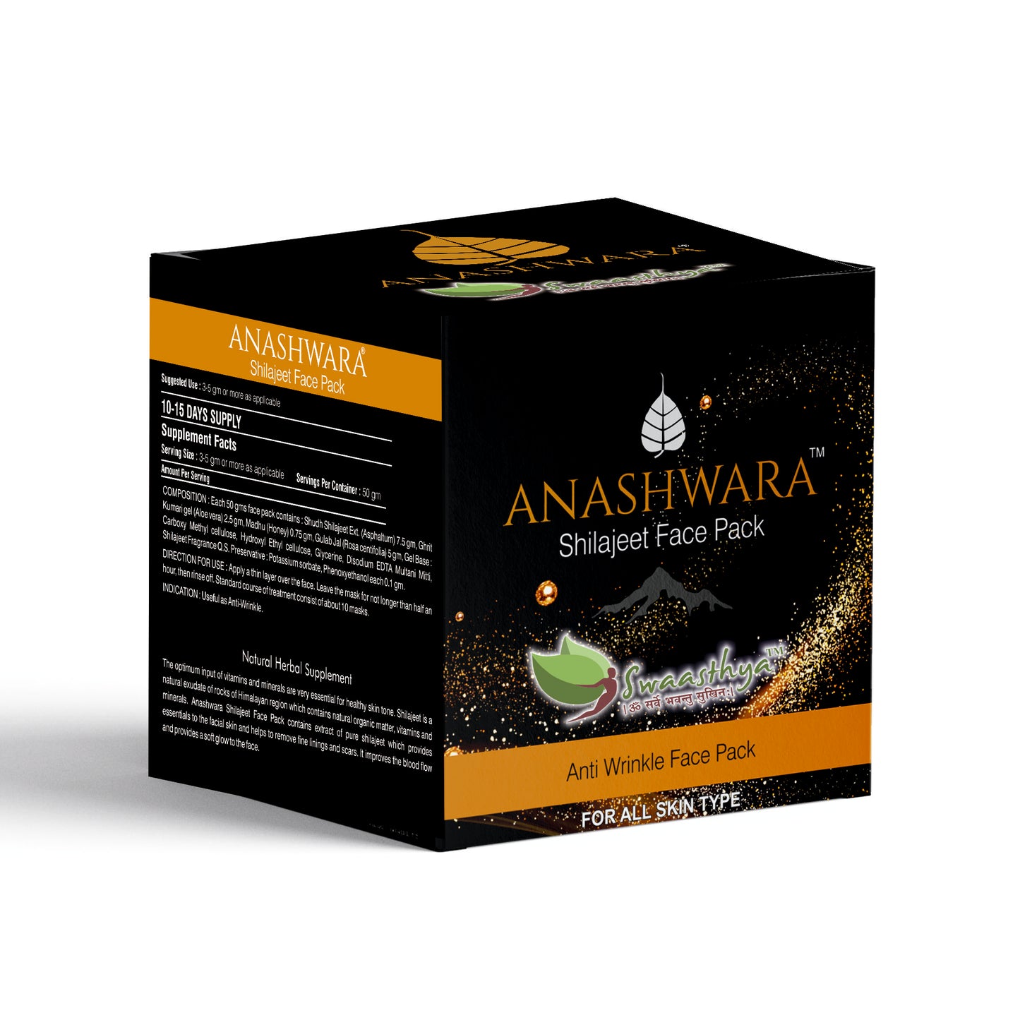 Swaasthya™ Shilajeet Face Pack