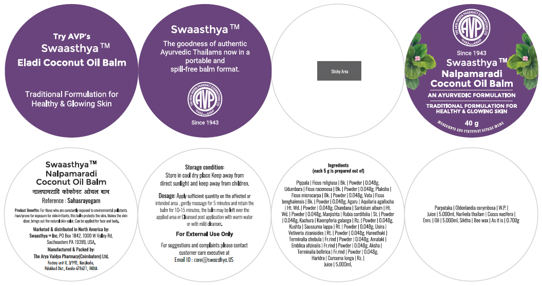 Swaasthya™ Nalpamaradi coconut oil Balm